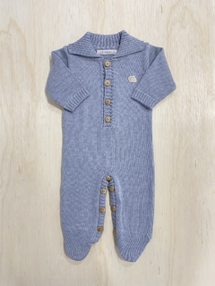 Macacão Pólo Baby Fio Cinza - comprar online