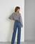 Calça wide leg escura - loja online