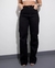 Calça Wide Leg Preta com Elastano - GAB'S STORE