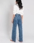 Calça wide leg barra a fio com cinto