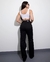 Calça Wide Leg Preta com Elastano - loja online