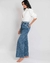 Calça wide leg barra a fio com cinto - comprar online