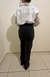 Calça Wide Leg com Aplicações em Strass – Preta - loja online