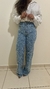 Calça com Strass Total e Lavagem Clara - comprar online