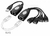 BALUN EXTENSOR USB M A 4 USB H POR RJ45 - NO INCLUYE CABLE RED RJ45 - PARA DISPOSITIVOS DE HASTA 0.5A DE CONSUMO