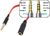 ADAPTADOR PLUG 3.5MM ADAPTA DE CTIA A OMTP - DE OMTP A CTIA - CAMBIA PINOUT AURICULAR MICROFONO