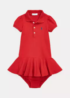 Vestido Polo vermelho Ralph lauren