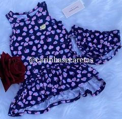 Vestido molinho corações juicy conture - comprar online