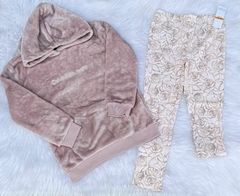 Conjunto felpudo rose Calvin Klein