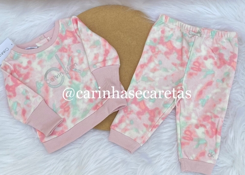 conjunto tie dye calvin klein
