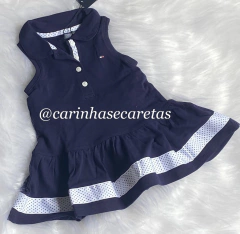 Vestido regata polo azul Tommy Hilfiger
