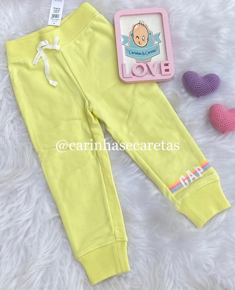 calça Gap amarelo