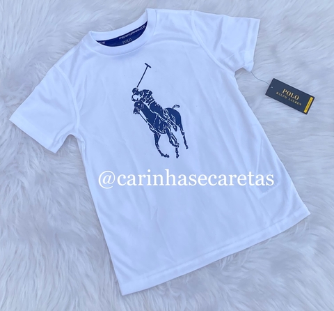 Camiseta branca polo ralph lauren