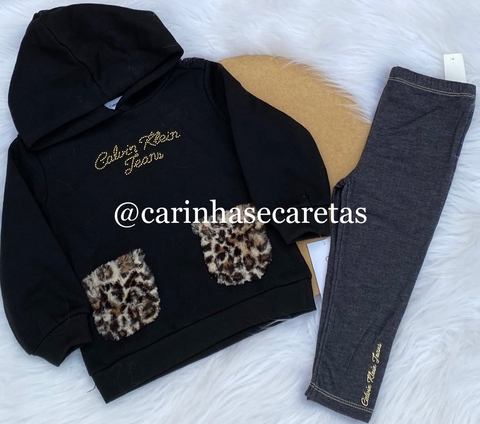 Conjunto onça preto CK