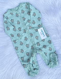 Macacão malha floral verde carters - comprar online
