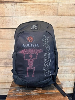 MOCHILA OZONO RIP CURL (NEG/ROJO)