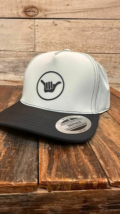 CAPS CIRCLE HANG LOOSE (GRIS/NEGRO)