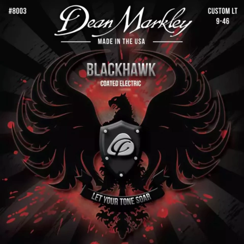 Cuerdas para guitarra eléctrica revestidas Dean Markley Blackhawk(TM) 8003, calibre 9-46 - comprar online