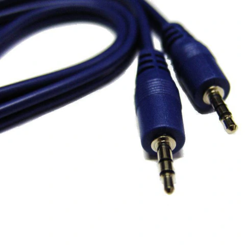 Cable miniplug 3.5 stéreo a miniplug 3,5 stéreo de 0,9 mts. Artekit C3.5STX3.5ST0,9