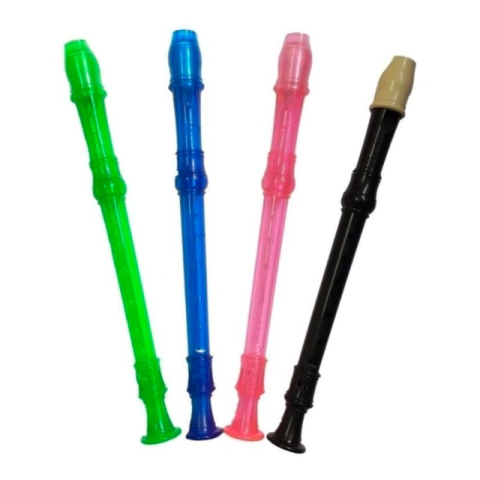 Flauta dulce escolar soprano de varios colores Suzuki SRG81 por 20 unidades
