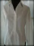 Camisa clásica, blanca, manga larga, entallada. Talles 1 y 2 (pt010715)