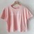 Remera manga corta con estampa, rosa, talle unico (f010919) - tienda online