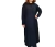 Vestido largo de lanilla con capucha oversize, negro, talle unico (v030321) - comprar online