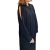Vestido largo de lanilla con capucha oversize, negro, talle unico (v030321) en internet