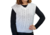 Chaleco de lana trenzado, blanco, talle unico (lj040321)