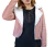 Campera mattelasse, forrada en piel, rosa, talle unico (a010418)