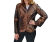 Chaqueta japonesa de tafeta, talle XL, chocolate (1012) - comprar online