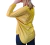 Camisola de creppe manga larga, mostaza, talle M st030419) en internet