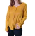 Camisola, manga regulable, mostaza, talle M (st040319) en internet
