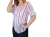 Camisola de fibrana, manga corta con volados, blanca, talle unico (s040918) en internet