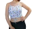 Top de algodon estampado con lazo,blanco, talle S (oh031117)