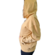 Buzo de friza oversize con capucha, camel, talle unico (l210821) en internet