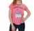 Remera manga corta de algodon, coral, talle unico (oh021117)