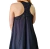 Vestido de encaje y fibrana, negro, talle unico (c071119) en internet