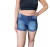 Short de jean clasico, elastizado, talle 40 (b020116) - Namaste Argentina