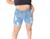 Short de jean plano con roturas, celeste (e041021) - comprar online