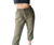 Pantalon slouchy de gabardina, verde musgo, talle 44 (e021021)