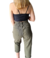 Pantalon slouchy de gabardina, verde musgo, talle 44 (e021021) - Namaste Argentina