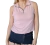 Musculosa de morley con cierre, rosa, talle unico (vf031121) - comprar online