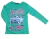 Remera manga larga estampada, verde, talle 12 (mo0413)