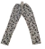 Calza de modal, liberty blanco y negro, talle 12 (s030813)