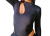 Body de lycra de vestir, negro, talle L (bl190223)