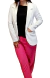 Blazer de vestir, blanco, talle M (l030423) - comprar online