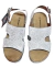 Sandalias, blancas (0823)Sanadalias con brillo, blancas (0823)