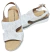 Sandalias, blancas (0823)Sanadalias con brillo, blancas (0823) - comprar online