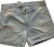 Short plano de jean, con roturas, celeste, talle 42 (b080116) - comprar online